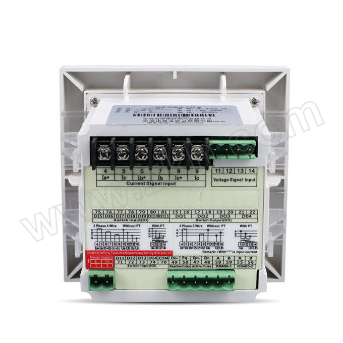 ELECALL/伊莱科 ELE-3D2/2Y三相多功能电力仪表 ELE-3D2-1D AC450V 5A+1路变送输出+RS485通讯 1台