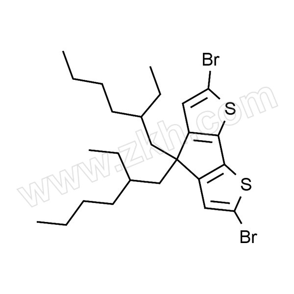 ALADDIN/阿拉丁 2,6-二溴-4,4-双(2-乙基己基)-4H-环戊并[2,1-b:3,4-b']二噻吩 D155670-200MG CAS号365547-21-3 98% 1瓶
