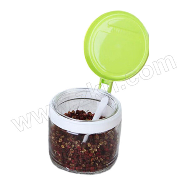 CHAHUA/茶花 圆形玻璃调味瓶 6011 450mL 蓝色/绿色颜色随机 1个