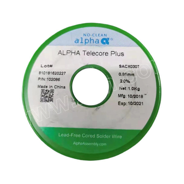 ALPHA/阿尔法 无铅锡条 SACX0307 PLUS 20kg 1箱【多少钱 规格参数 图片 采购】震坤行