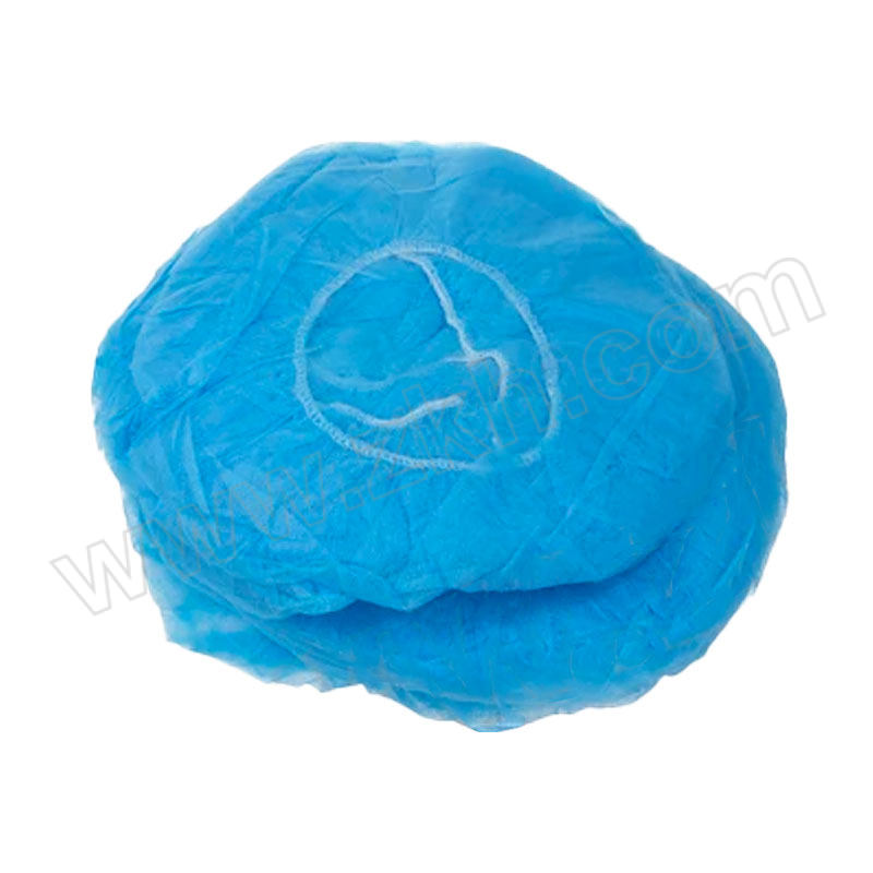 AIWIN 蓝色无纺布圆帽 21" ±1cm 10g ±1g 100只 1袋