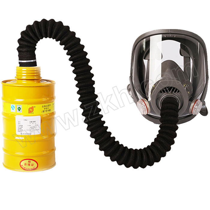 PUDA/普达 呼吸防护面具套装 MJ-4007套装3(三级过滤件) 含面具×1+0.5m管子×1+E3滤毒罐×1 防护酸性气体及蒸汽 1套