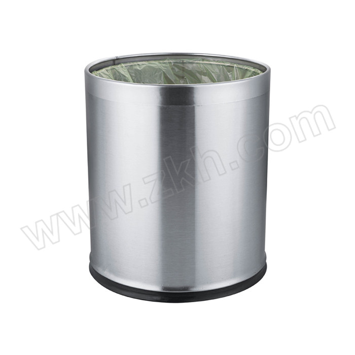 YUETONG/月桐 不锈钢双层垃圾桶 KL-A1 φ225×260mm 1个