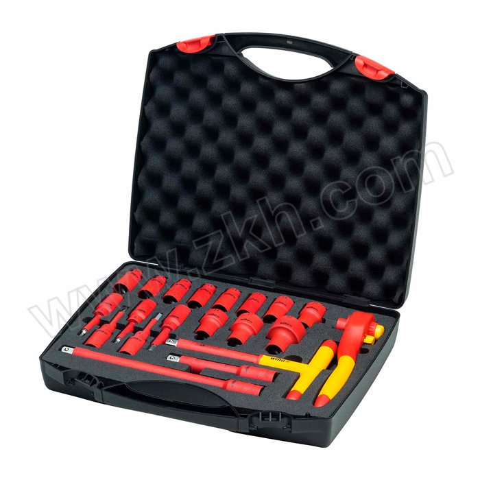 WIHA/威汉 1/2"绝缘棘轮扳手套装 43024 7208NK2001 20件 1套