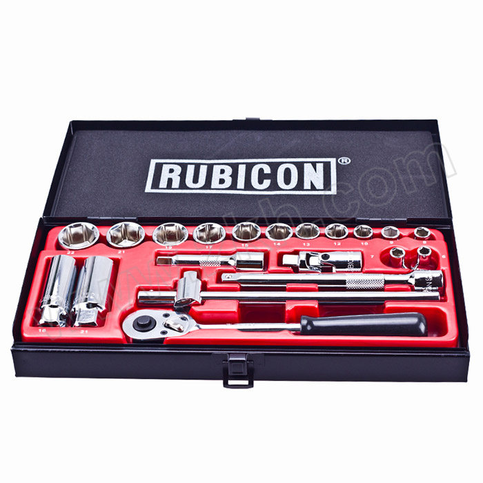 RUBICON/罗宾汉 进口10mm系列公英制套筒组套 RSS-020 20件 1套
