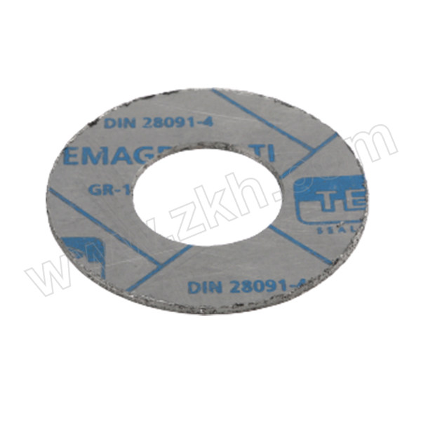 TEMAC/太美 TI增强柔性石墨垫片(RSB) RF面 DN15 PN20(Class150) SH/T3401 外径46.5mm 内径21mm 厚1.5mm 净重约40g 毛重约1.04kg 1片