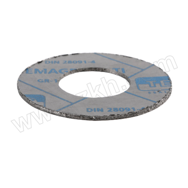 TEMAC/太美 TI增强柔性石墨垫片(RSB) RF面 DN15 PN20(Class150) SH/T3401 外径46.5mm 内径21mm 厚1.5mm 净重约40g 毛重约1.04kg 1片