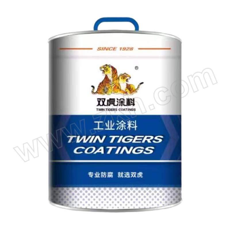 TWIN TIGERS/双虎 油性防锈漆 Y53-32 锌灰 双虎折页色卡 18kg每桶 1千克