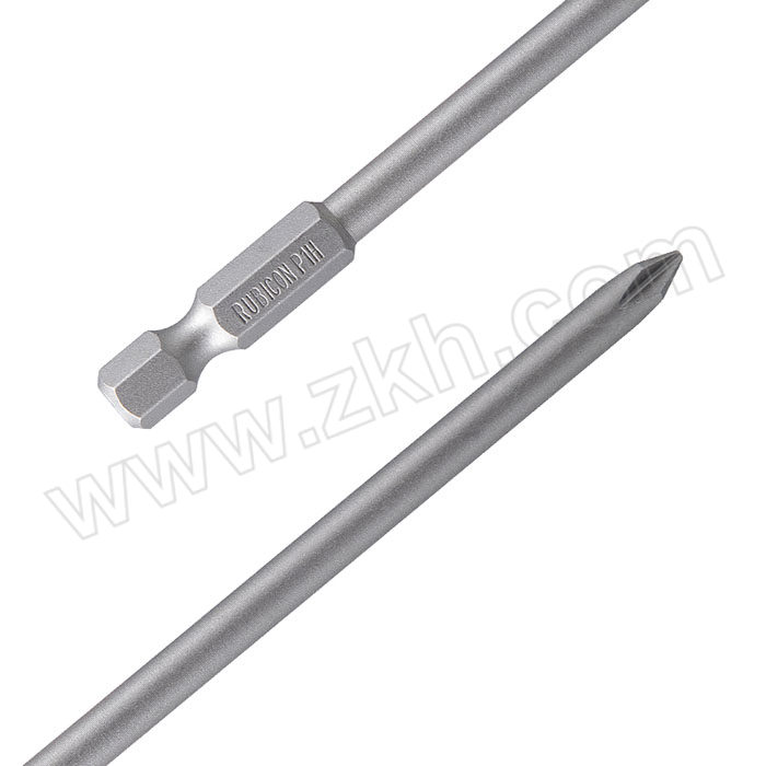 RUBICON/罗宾汉 原色单头十字电动风批咀 GW-12/110(PH1) PH1×110mm 10支 1包