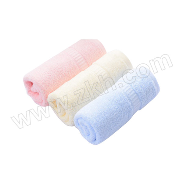 GRACE/洁丽雅 纯棉棉绒毛巾 6717 72×33cm 79g 红色/蓝色/米色随机 100%含棉 1条