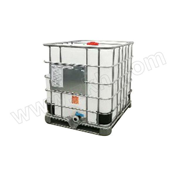 ZKH/震坤行 IBC吨桶 1000L-DN150-DN50 尺寸1200×1000×1150mm 白色 金属底座 密封盖 1个