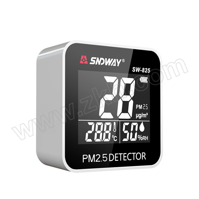 SNDWAY/深达威 便携PM2.5检测仪 SW-825 温湿度测量 报警功能 高清反显屏 1台