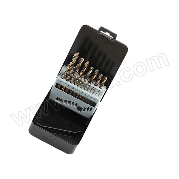 TG/天工 M35全磨制直柄含钴钻套装 1~10mm 19支 1套