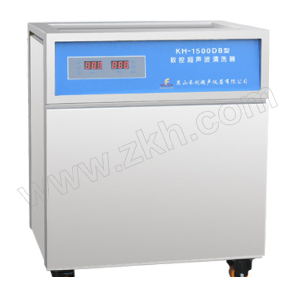 HECHUANG/禾创 单槽式数控超声波清洗器 KH-1500DB 超声功率1.5kW 112L 1台