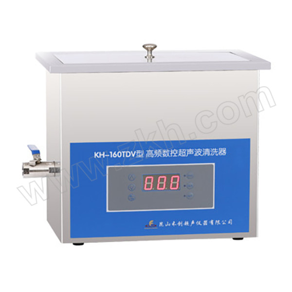 HECHUANG/禾创 台式高频数控超声波清洗器 KH-160TDV 超声功率160W 6L 1台
