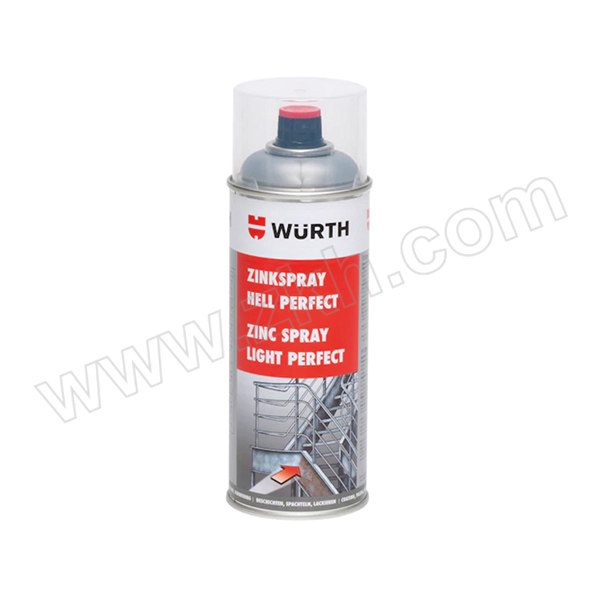 WURTH/伍尔特 全效金属表面亮锌喷剂 0893114114 400mL×12罐 1箱