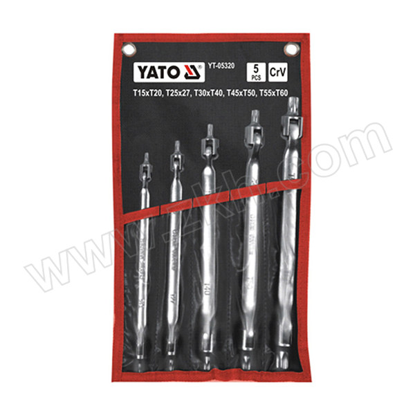 YATO/易尔拓 双活头花型扳手组套 YT-05320 5件 1套