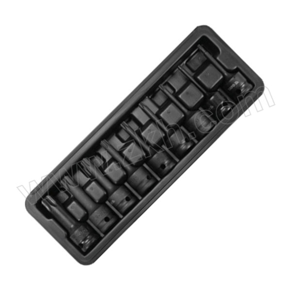YATO/易尔拓 1/2"风动星型套筒批头组套 YT-10654 9件 1套