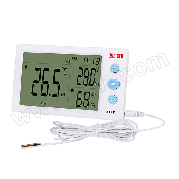UNI-T/优利德 A10T系列数字温湿度计 A12T -10~50℃ 1台