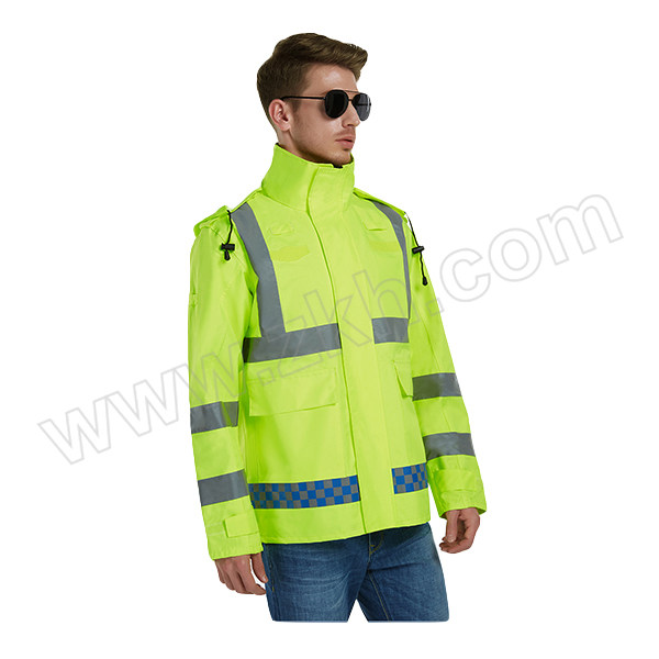 ABS/安博世 反光雨衣 SYY-2028 3XL 荧光黄 1件