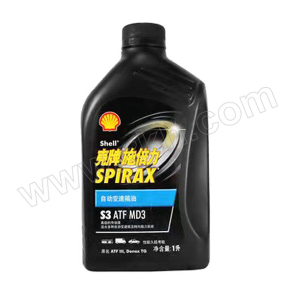 SHELL/壳牌 润滑油 Spirax S3 ATF MD3_12*1L_A0F7 1L×12瓶 1箱