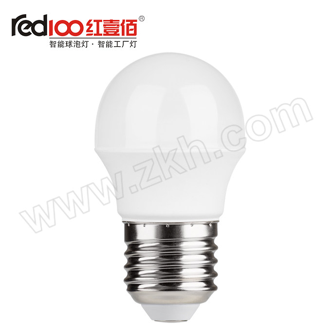RED100/红壹佰 A3系列LED商铺家居灯泡 A3-3W-E27-6500K 白光 1个