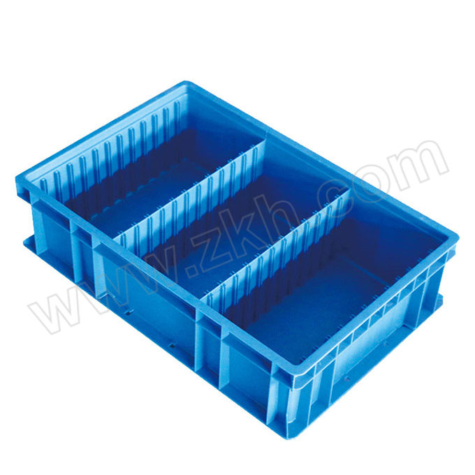 SUSHI/苏识 分隔式物料箱 FGX01 600×400×160mm 蓝色 1个