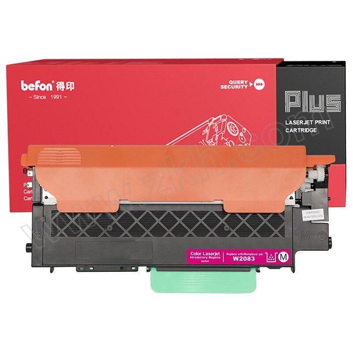 BEFON/得印 PLUS系列硒鼓带芯片红色易加粉墨粉盒 W2083A HP惠普MFP 178nw/179fnw/150a/150nw彩色打印机 1支