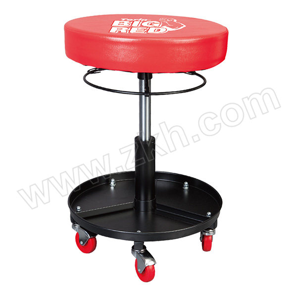 BIGRED 圆型可升降修车凳 TR6201CX 产品尺寸380×380×425mm 1个