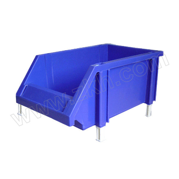 ZH/智浩 组合式零件盒 ZH-200 外尺寸350×200×150mm 蓝色 含1个透明标签牌 4根立柱 1个