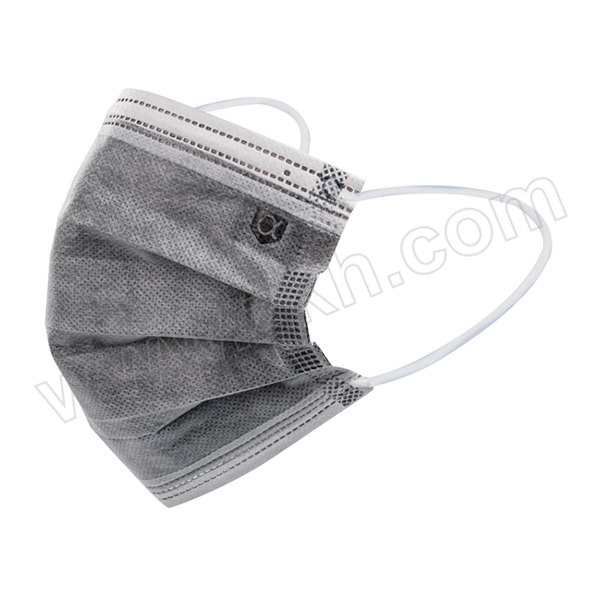 AIWIN 一次性活性炭防护口罩 103012 白灰色 耳戴式 1只