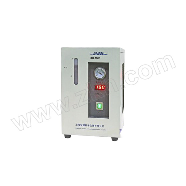 ANPEL/安谱 氢气发生器(自动补液) ECAA-LGH-300Y 0~300mL/min 低液位声光报警 纯度＞99.999% 输出压力0.3MPa 1台