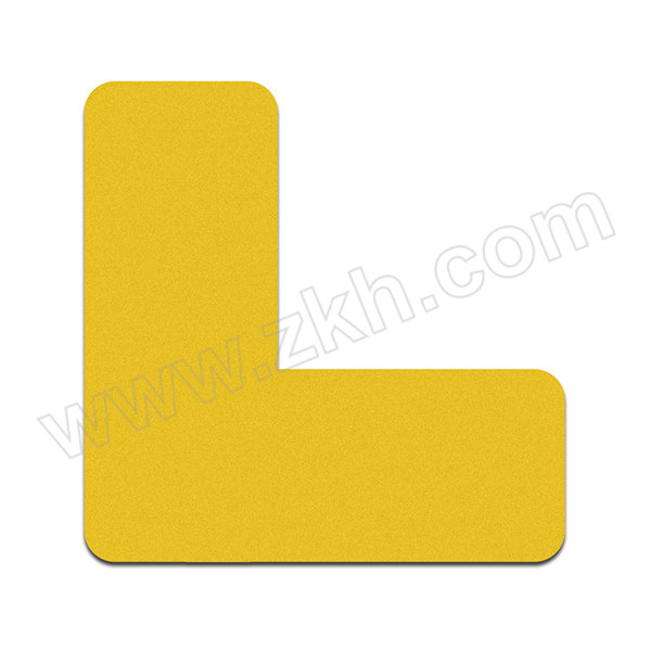 SAFEWARE/安赛瑞 桌面5S管理定位贴(L型) 28068 磨砂PVC 30×30×10mm 黄色 100个 1包