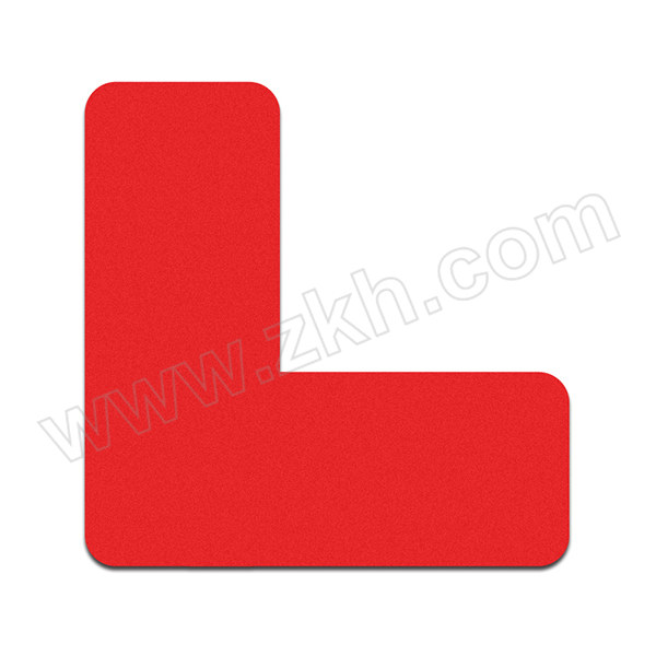 SAFEWARE/安赛瑞 桌面5S管理定位贴(L型) 28069 磨砂PVC 30×30×10mm 红色 100个 1包