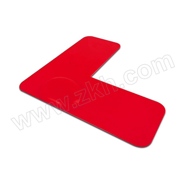 SAFEWARE/安赛瑞 桌面5S管理定位贴(L型) 28069 磨砂PVC 30×30×10mm 红色 100个 1包
