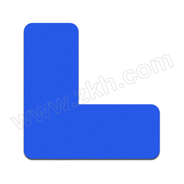 SAFEWARE/安赛瑞 桌面5S管理定位贴(L型) 28078 磨砂PVC 50×50×20mm 蓝色 50个 1包