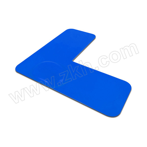 SAFEWARE/安赛瑞 桌面5S管理定位贴(L型) 28078 磨砂PVC 50×50×20mm 蓝色 50个 1包