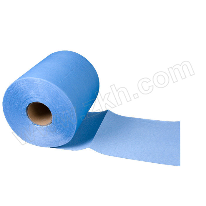 SEAGEBEL/希洁贝尔 无尘纸工业擦拭纸 G65502 12.5×38cm 蓝色 500片 1卷