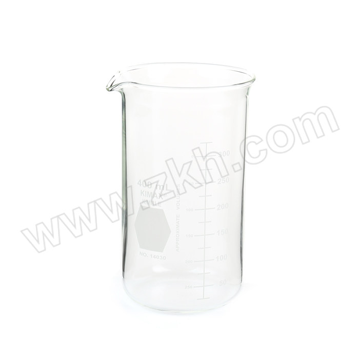 KIMBLE/肯堡 玻璃高型烧杯 14030-400 400mL 70×127mm 1个