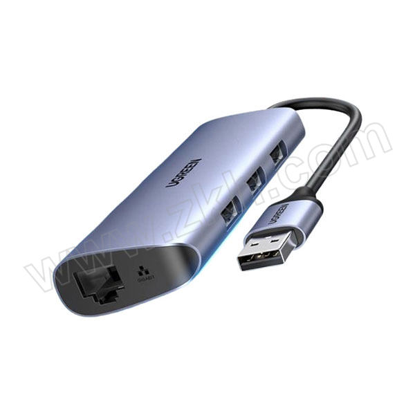 UGREEN/绿联 USB3.0分线器 60719 (适用苹果笔记本电脑 带安卓供电) 1个