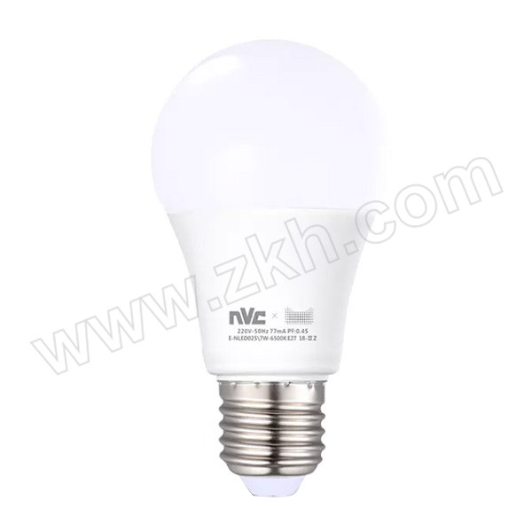NVC/雷士 LED球泡 A50F 3W-6500K AC220V E27 白光 1套