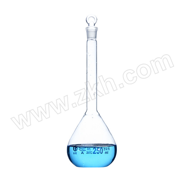 LEIGU/垒固 透明玻璃容量瓶 B-010110 250mL 1只