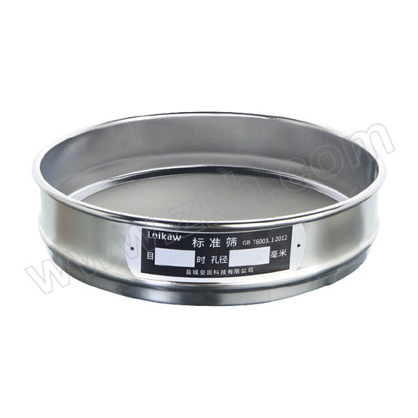 LEIGU/垒固 20cm不锈钢标准筛 W-010219-1 200目 孔径0.075mm 双层镀铬冲框 1个