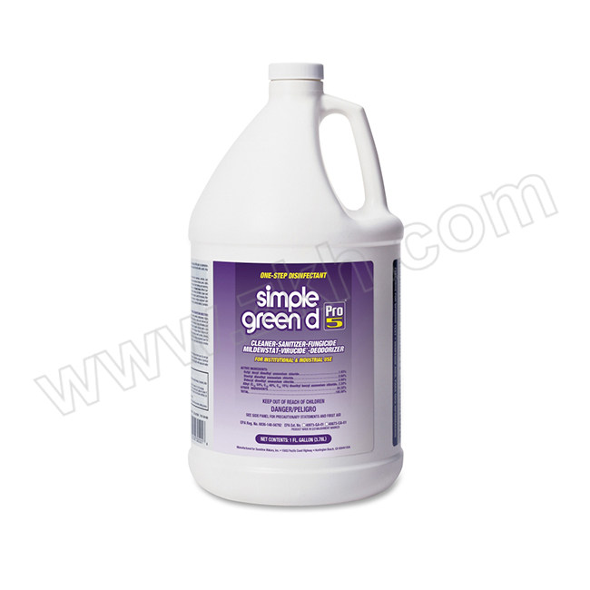 SIMPLEGREEN/简绿 PRO5一步消毒剂 02001 3.78L 1桶