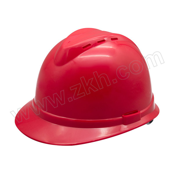 KB/库铂 ABS安全帽 VT1 红色带透气孔 纤维帽衬PVC吸汗带 1顶
