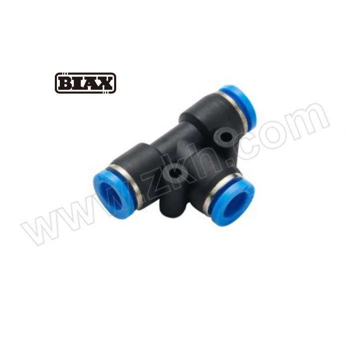 BIAX 塑料正三通快插式气管接头 APE08 快插8mm-快插8mm-外螺纹8mm 1个