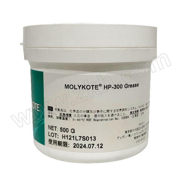 MOLYKOTE/摩力克 多用途氟脂 HP300 白色 500g 1罐