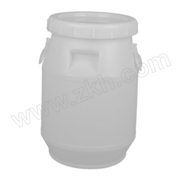 WJZX/五金专选 开口桶 ZB1210-00042 BQK25 25L 口径210mm 高425mm φ313mm 白色 1个