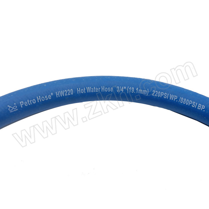 PETROHOSE/帕卓 HotWater220耐高温管 AA07-08BU-PH-HW220 1/2" 5.15mm 60m 蓝色 三元乙丙橡胶 0~1.52MPa 12.7mm 1卷