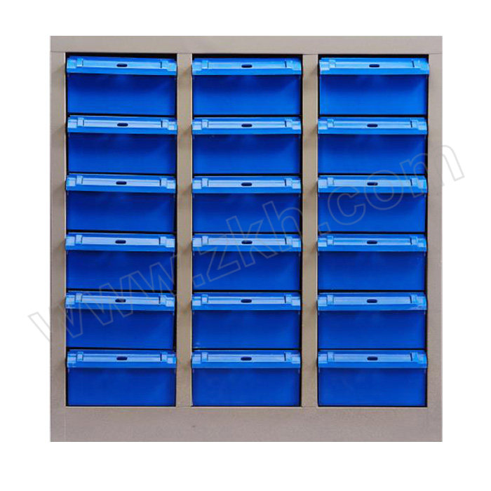 JOYH/震海 18抽蓝色零件柜 大号抽屉 尺寸550×300×575mm 1台